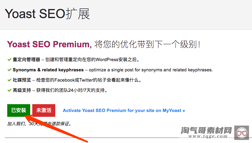 Yoast SEO Premium 中文汉化破解版